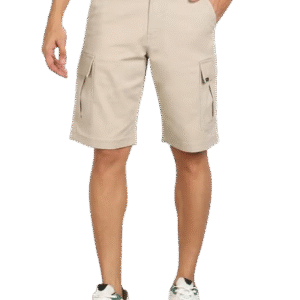 beige shorts